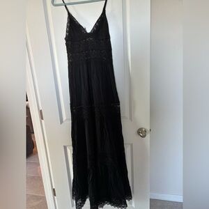 NWT Lace Tiered Maxi Dress